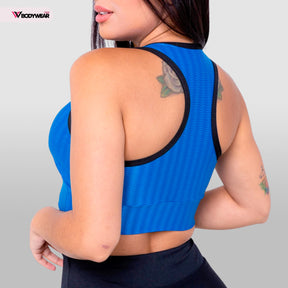 Top 3D para academia/moda fitness/esporte/Ofeta